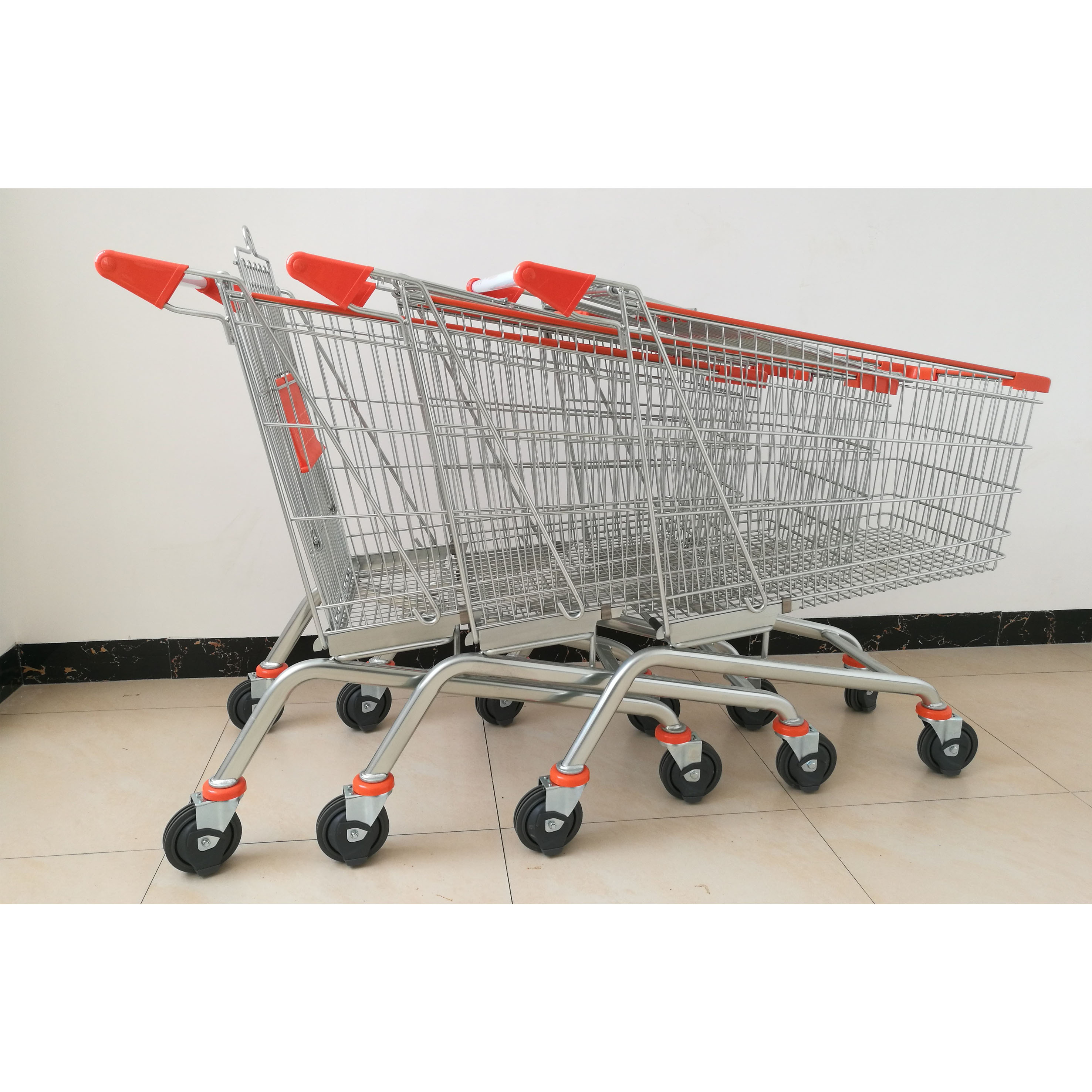 Factory Direct Heavy Duty Shopping Trolley for Super Market Grocery Shopping Cart