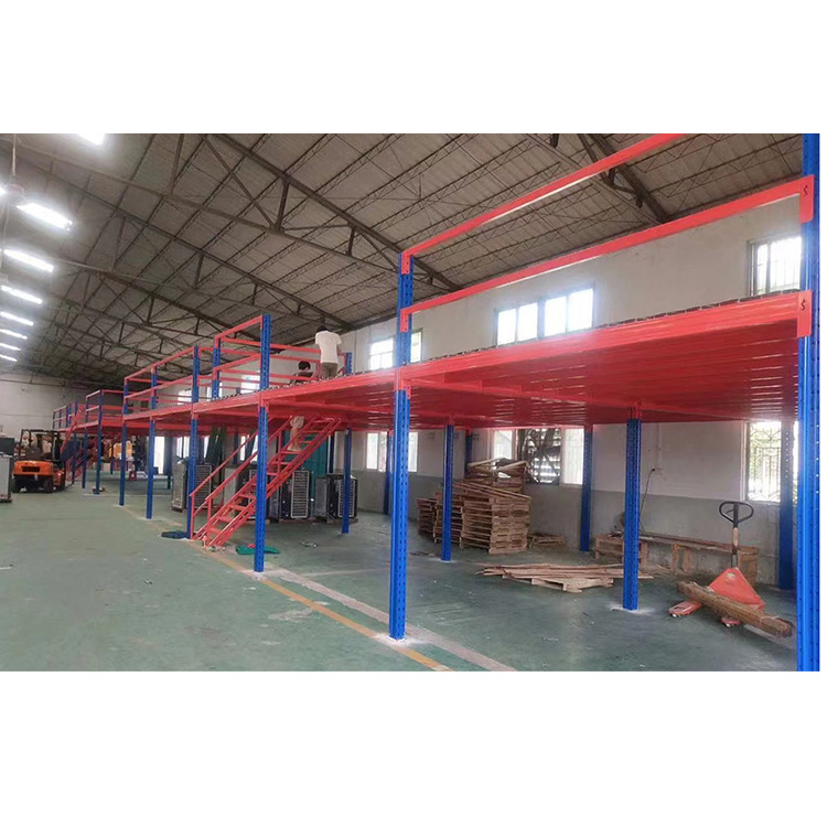 Heavy Duty Mezzanine Floor Racking System for Warehouse | 300~1000kg/m² Load | Free Design Support
