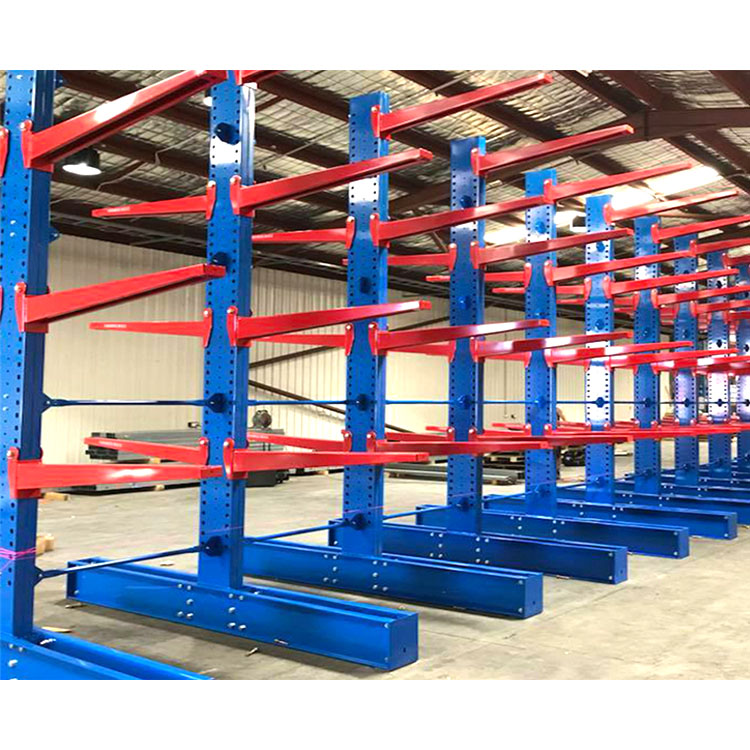 Double Sided Cantilever Rack Heavy Duty Adjustable Racking System for Warehouse