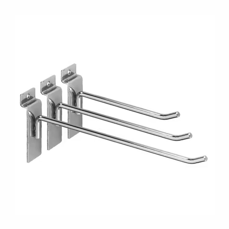 Custom Printed Cardboard Floor Display Stand with Metal Slatwall Hooks for Retail Store Merchandise