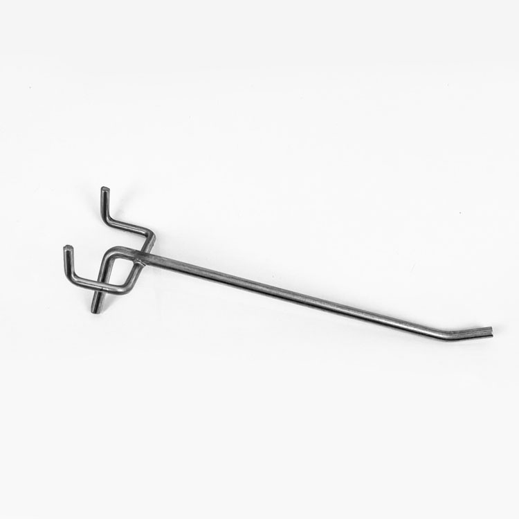 Heavy Duty Metal Pegboard Hooks, Durable Steel Display Hanging Hook for Industrial Tool Shop Organization