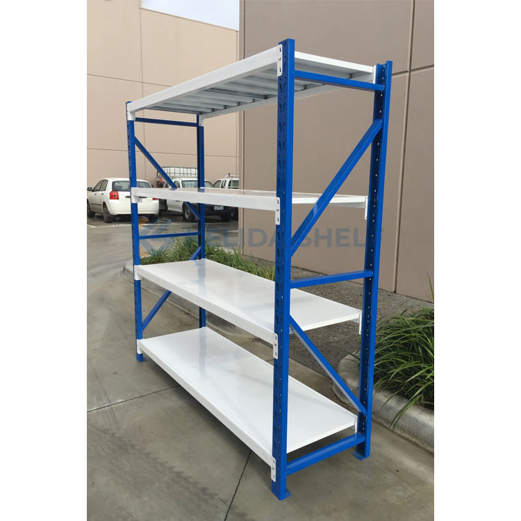 Industrial Warehouse Storage Steel Medium Duty Rack Customized Metal Shelving Stock Shelf Unit
