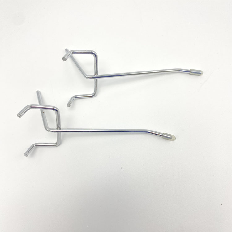 Heavy Duty Metal Pegboard Hooks, Durable Steel Display Hanging Hook for Industrial Tool Shop Organization