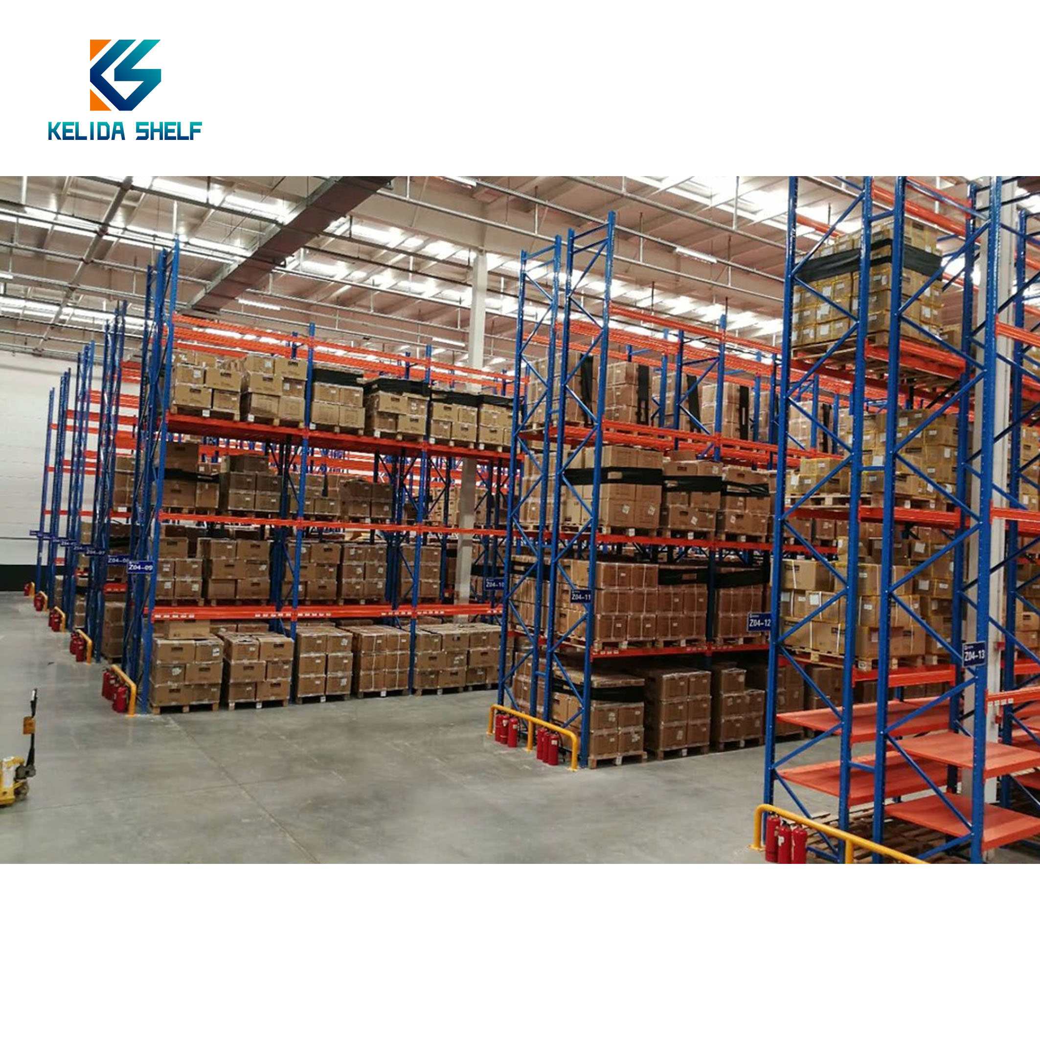 Customized  Industrial Steel Heavy Duty Warehouse Racking Storage Shelf Pallet Shelving System