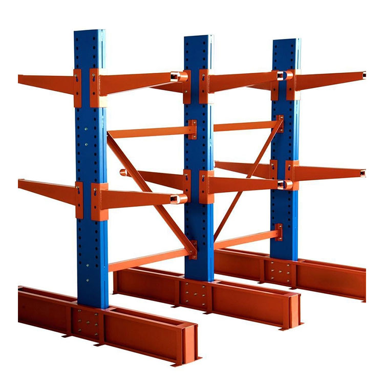 Industrial Metal Tube Rack, Heavy Duty Cantilever System for Rebar & Aluminum Profiles