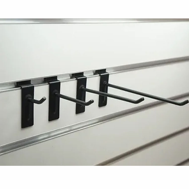 Custom Printed Cardboard Floor Display Stand with Metal Slatwall Hooks for Retail Store Merchandise
