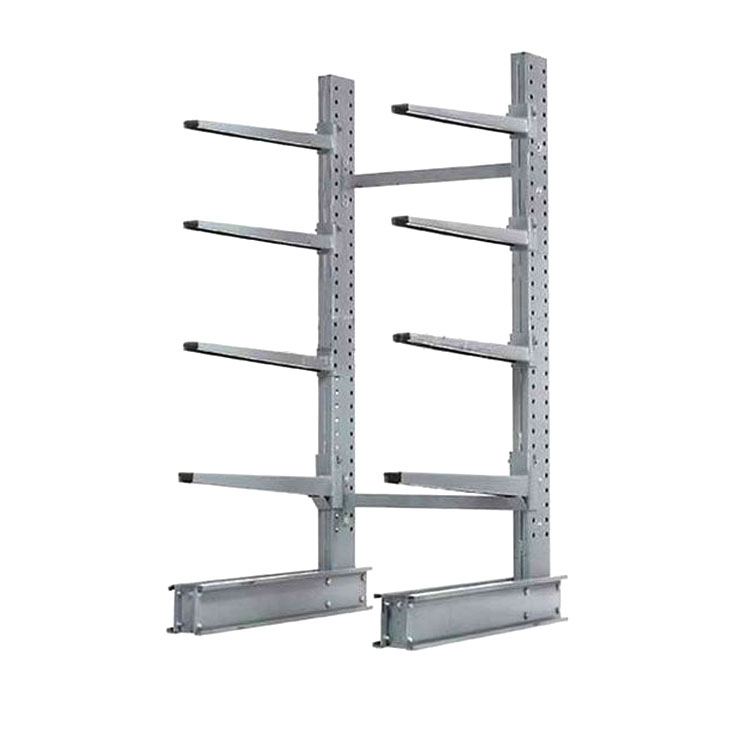 Space-Saving Single Side Steel Cantilever Shelf Adjustable Warehouse Racking for Fitness Equipment & Gym Gear Storagea