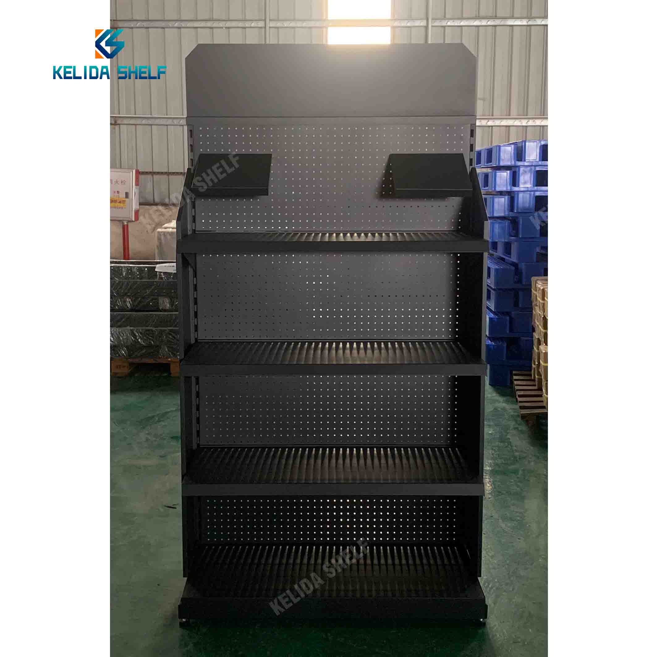 Wholesale Perforated Sheet Metal Display Auto Parts Display Rack