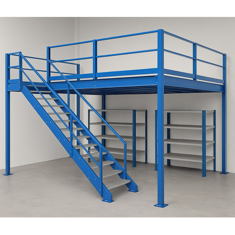 Industrial Steel Mezzanine Floor Platform System for Warehouse Space Expansion