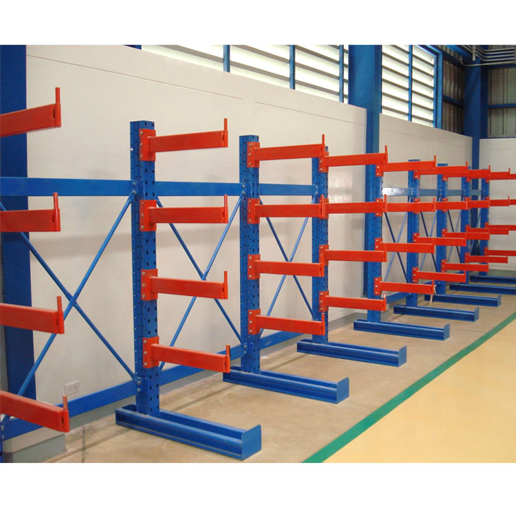 Custom Q235B Cantilever Rack 3m 4m 6m Height Heavy Duty System for Warehouse Long Material Storage