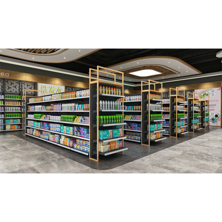 Rak Gondola Supermarket, Snack Display Gondola