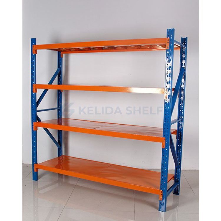 Heavy Duty Boltless Metal Storage Rack 4-Tier Medium Duty Shelving Unit for Warehouse Garage and Industrial Use 250kg/Layer