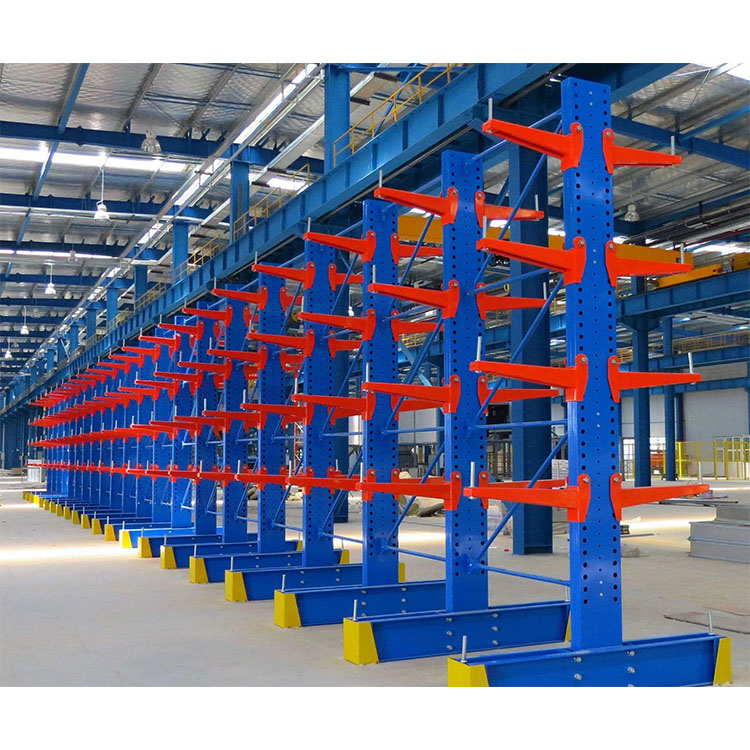 Double Sided Cantilever Rack Heavy Duty Adjustable Racking System for Warehouse