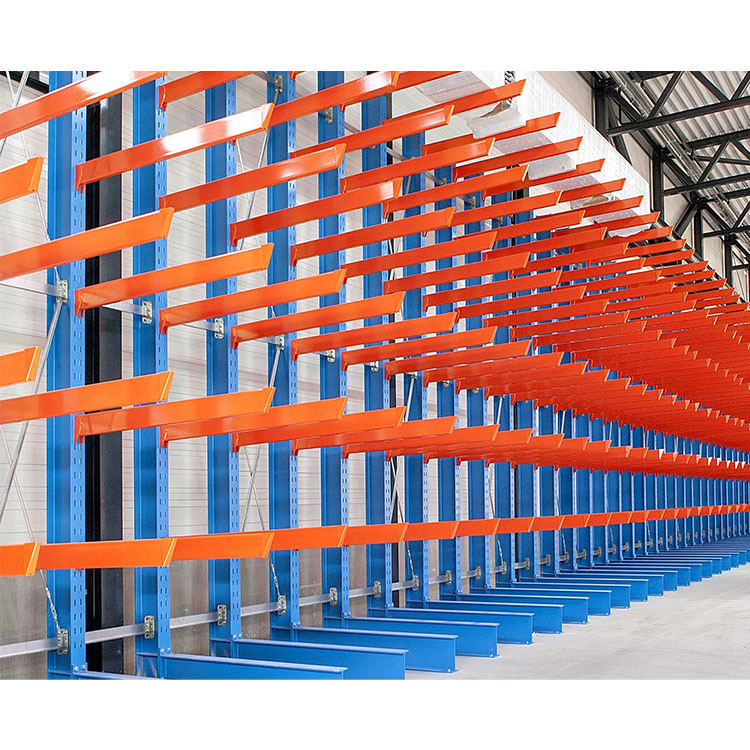 Aluminum Profile Storage Rack, Double Sided Cantilever Shelving for Extrusions, PVC Pipes and Light Timber