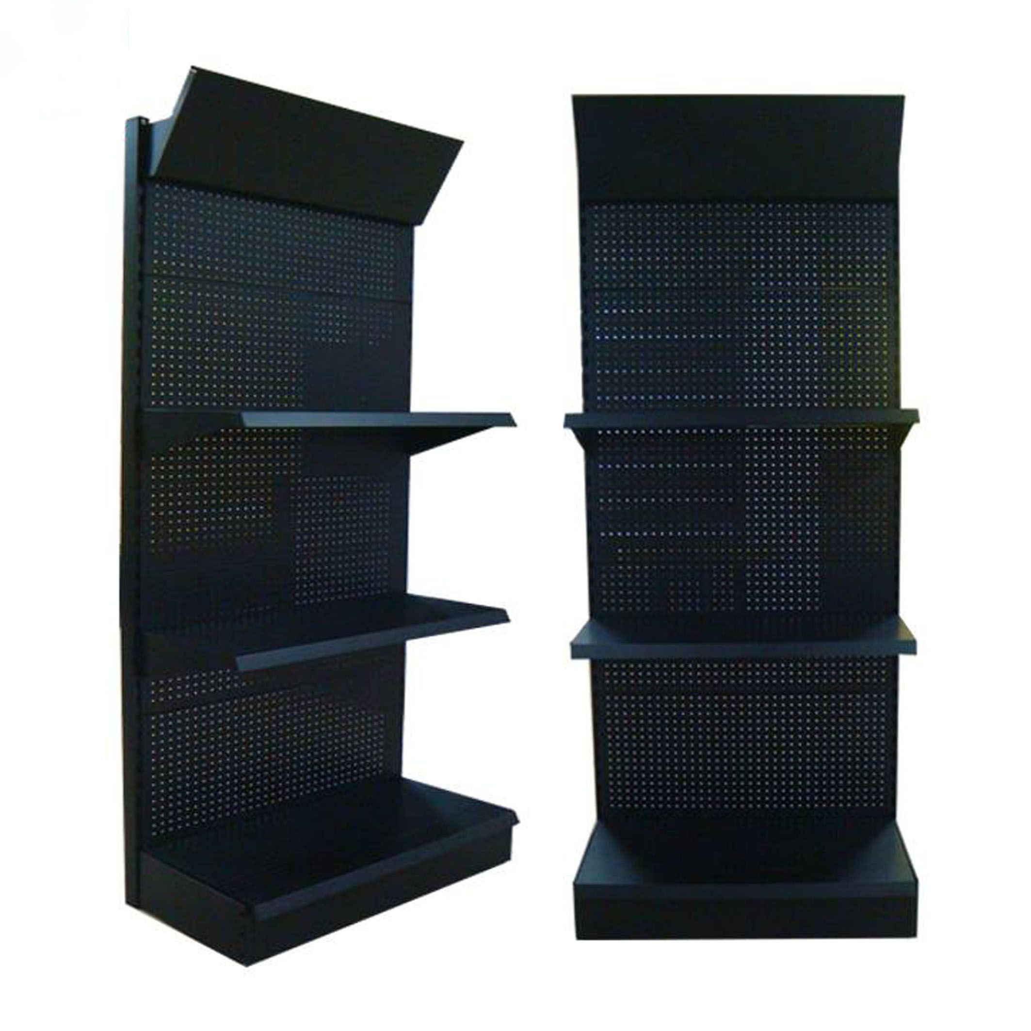 Metal Pegboard Display Rack with Hooks for Tools Hardware Store Free Standing Peg Board Stand
