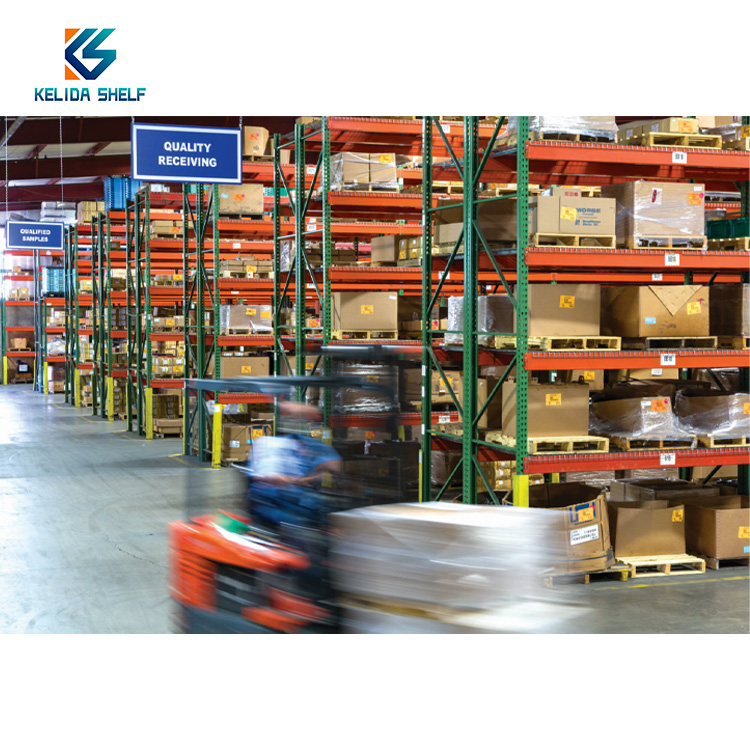 Customized Adjustable Steel Heavy Duty Warehouse Storage System Teardrop Pallet Racking
