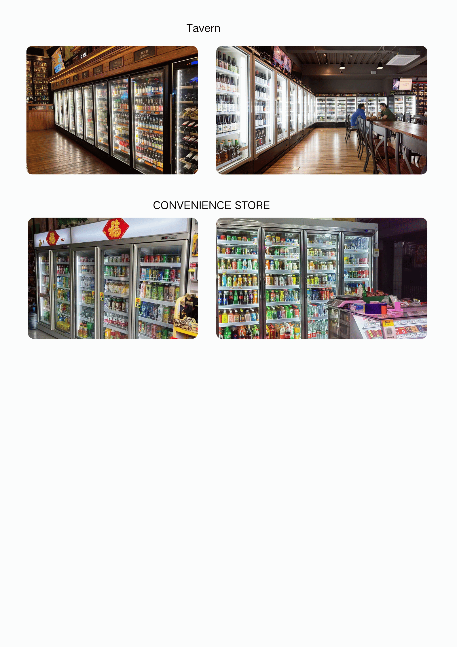 Commercial Refrigerated Showcase Castors