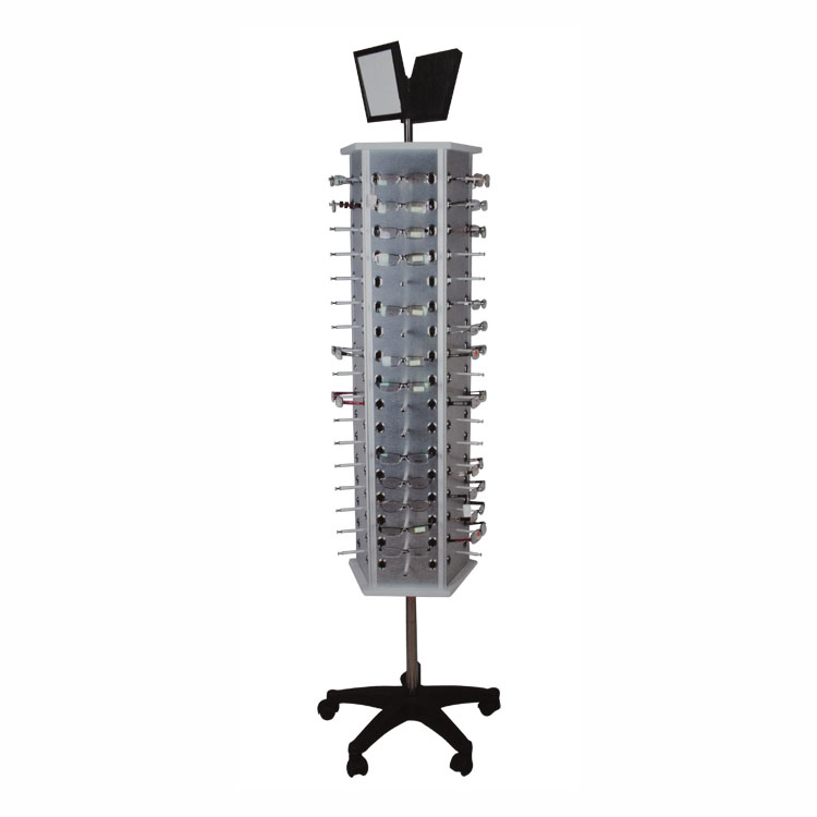 Custom Pegboard Rotating Display Stand Metal Tool Display Rack for Hardware Industry Merchandising