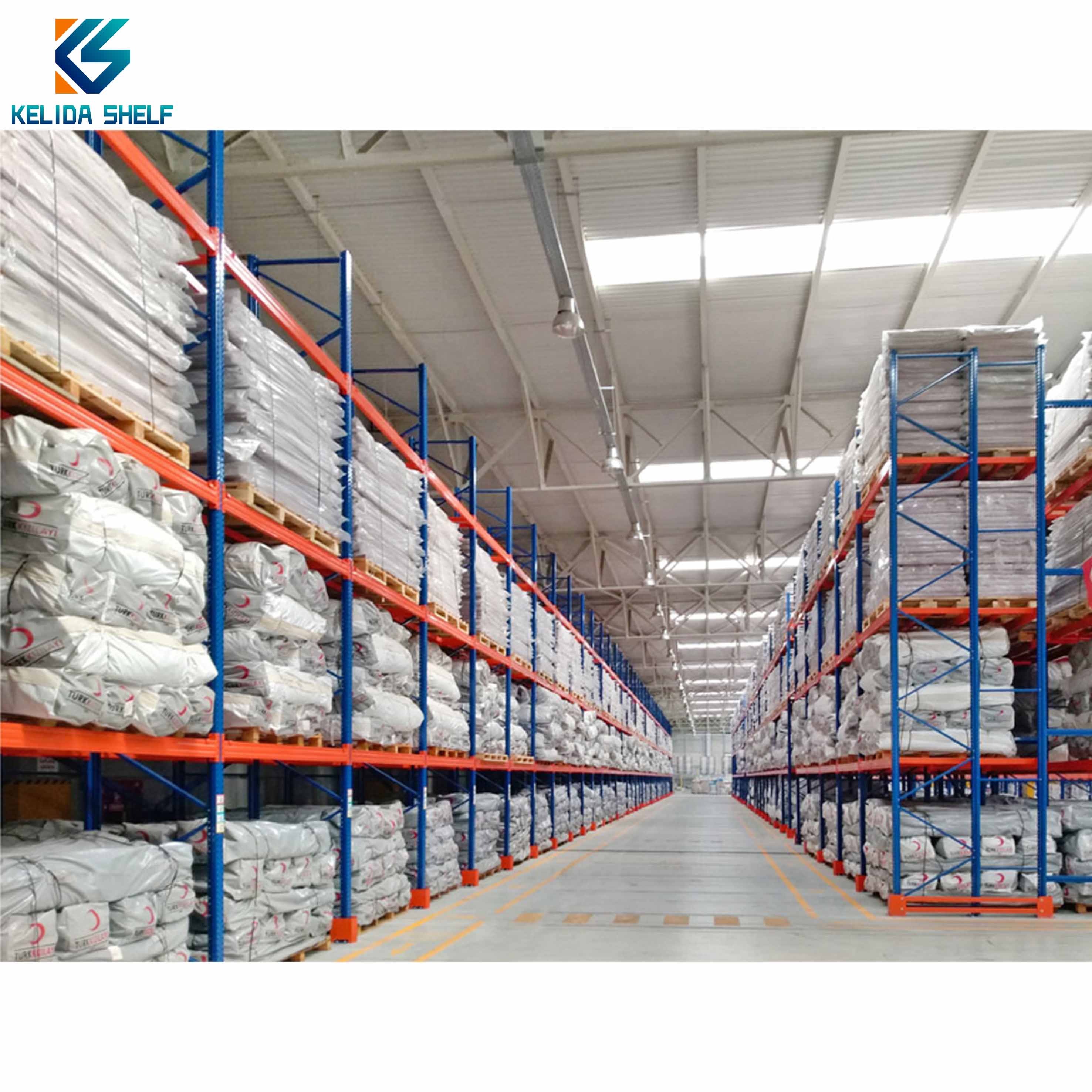 KELIDA Heavy Duty Shelves Medium Duty Storage Rack Warehouse Steel Pallet Racking System Industrial Racks