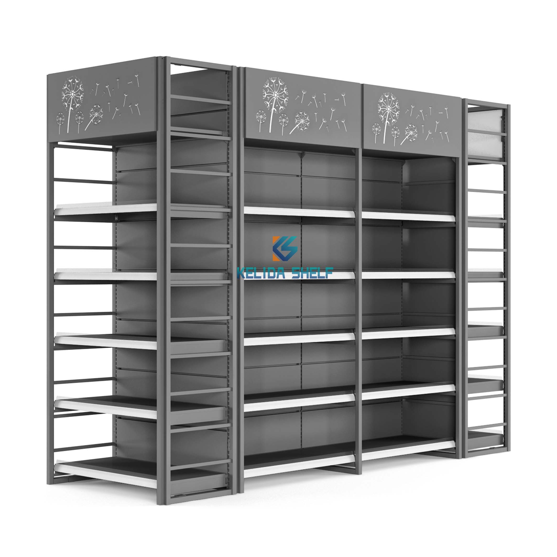 Gondola Shelf Display, Supermarket Rack Gondola