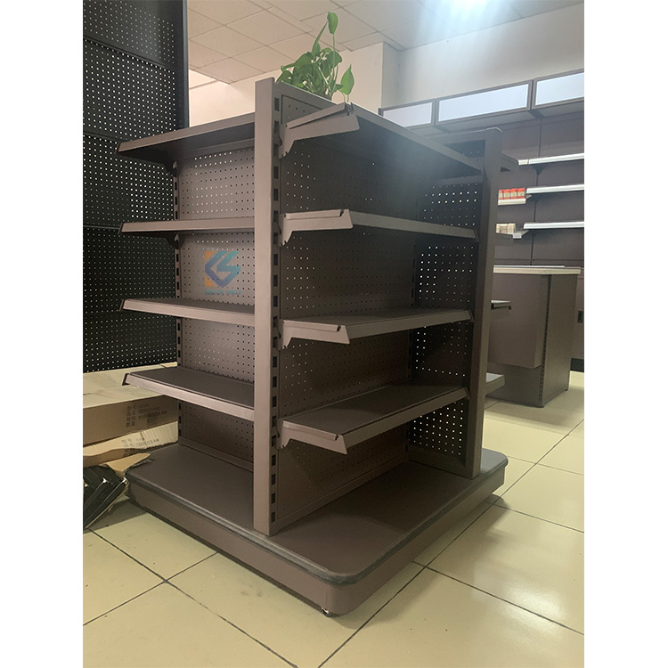 Double-sided China Convenience Store Supermarket Equipment Guangzhou Shelf Price