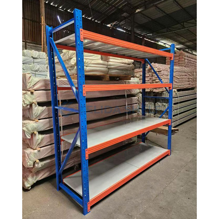 Adjustable Steel Storage Rack Metal Shelving Unit Medium Duty Stacking Shelves for Garage and Warehouse Use