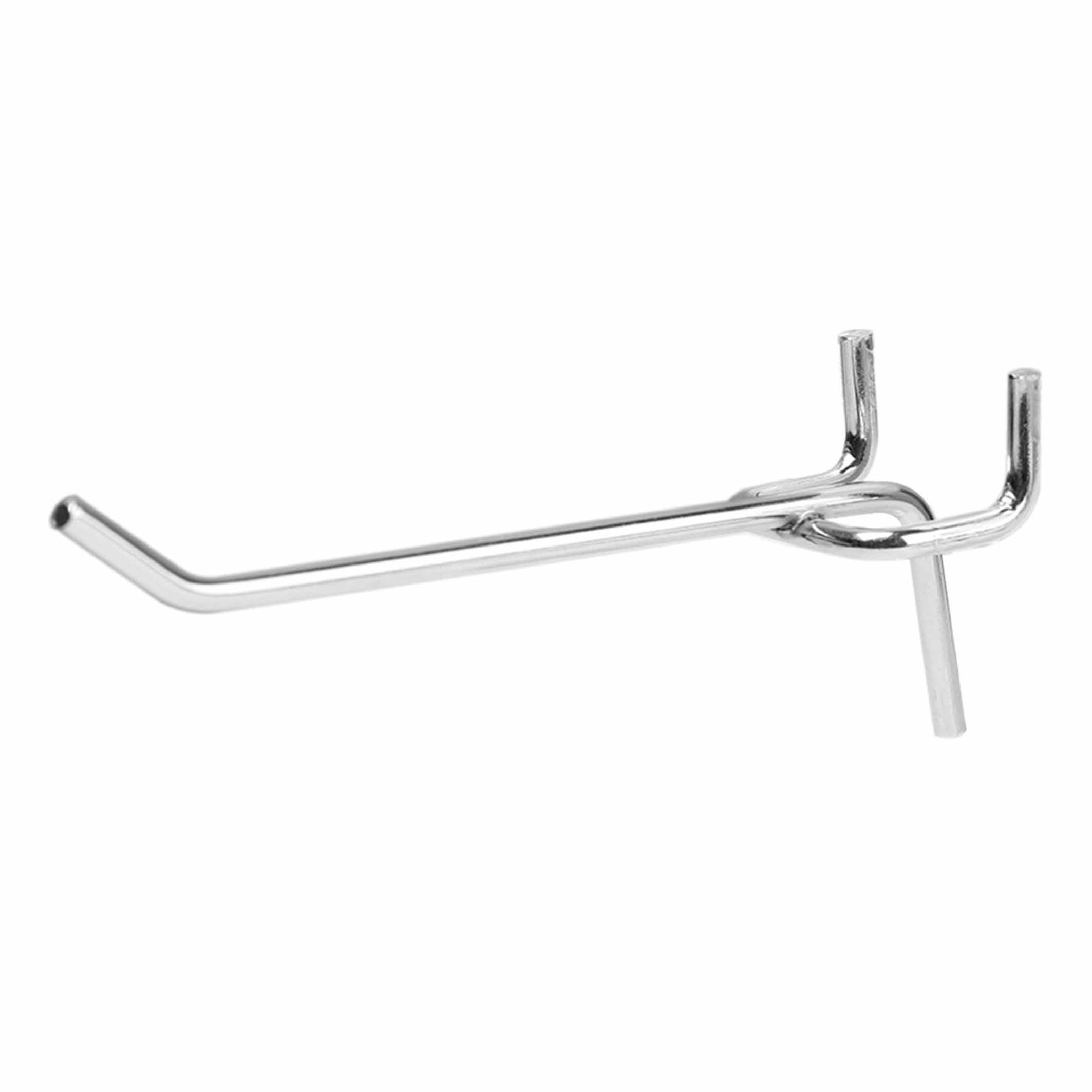 Hardware Store Black Wall Mount Supermarket Accessories Pegboard Hanging Hook Metal Display Peg Board Hooks