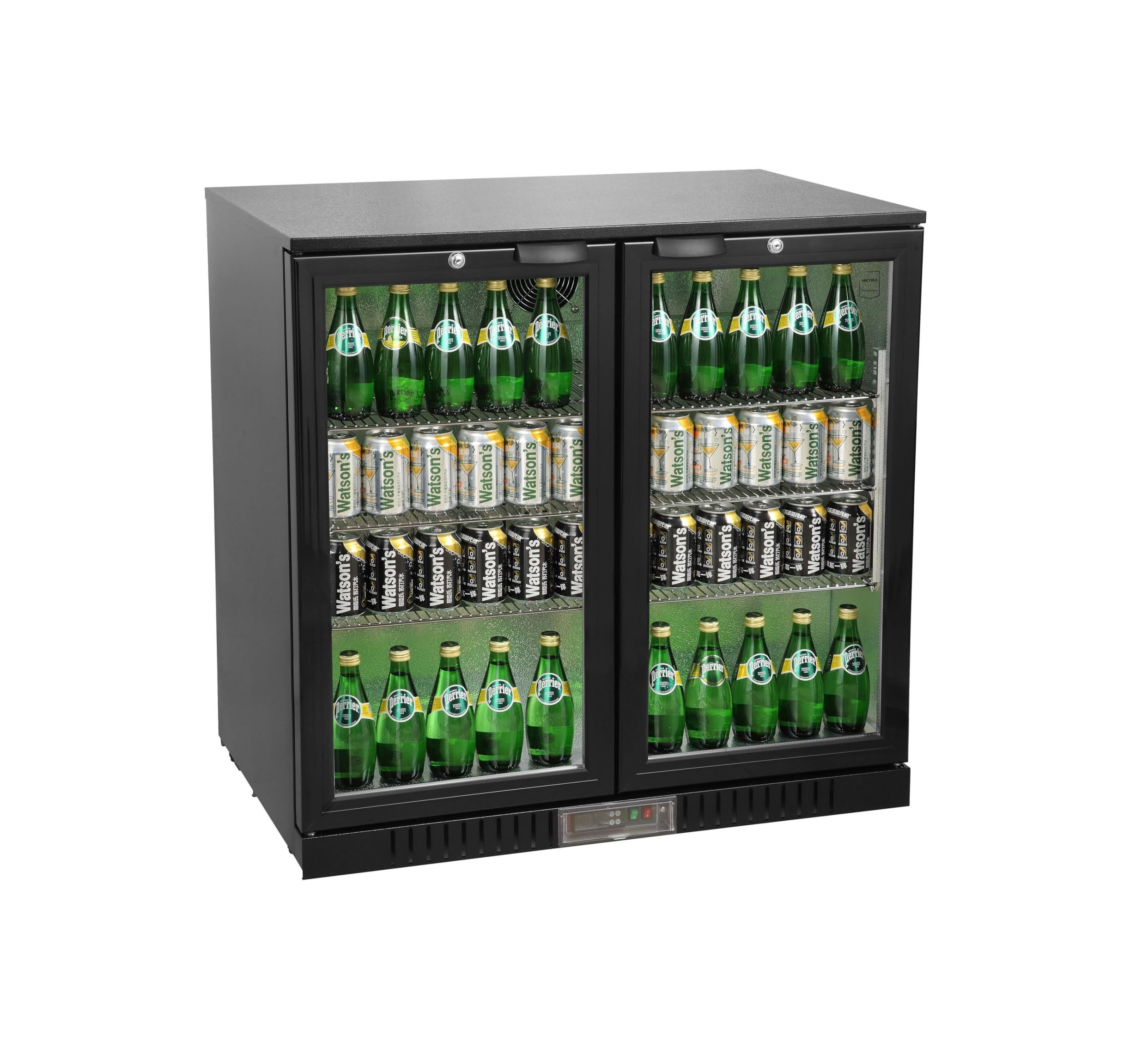 Commercial Back Bar Cooler with Glass Doors for Beer Soft Drinks and Beverage Storage