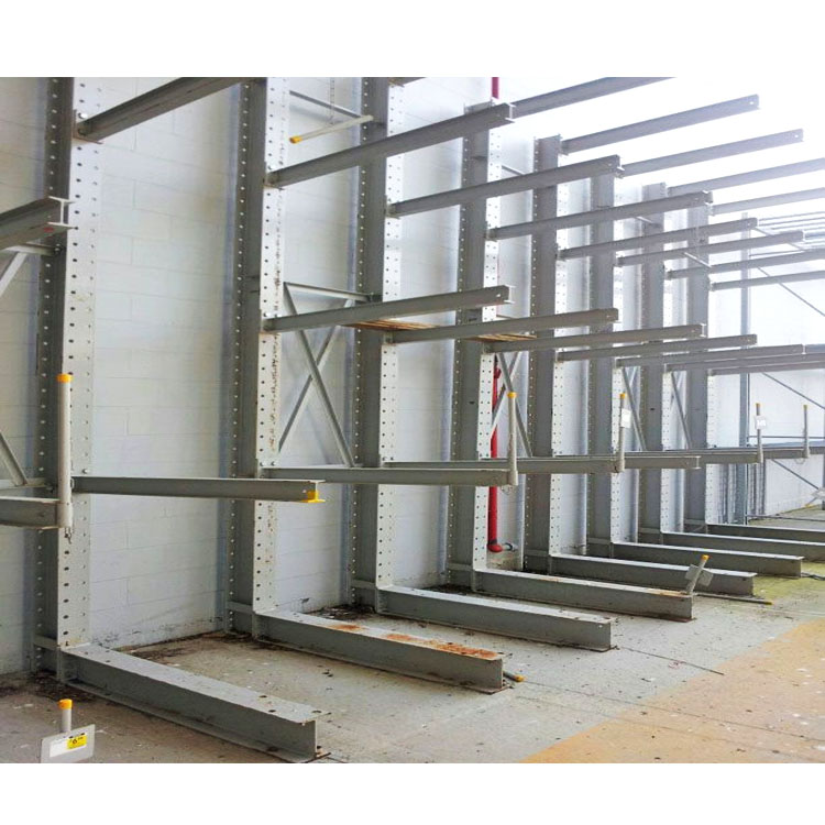 Adjustable Cantilever Rack Heavy Duty Warehouse Storage System for Pipes Steel Bars and Metal Profiles
