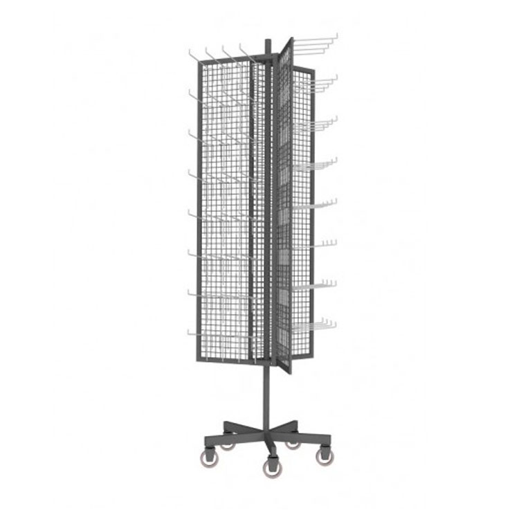 Commercial Retail Store Glasses Display Stand Rotating Eyewear Holder Shelf with Mirrors