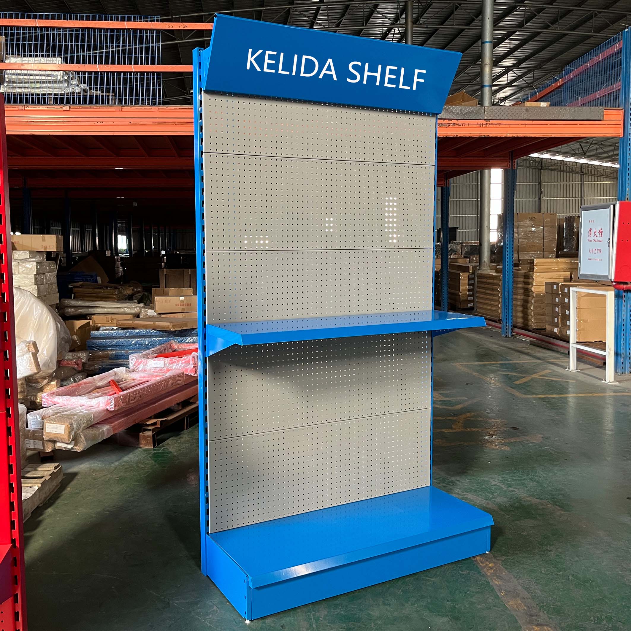 Pegboard Retail Display Rack Design B