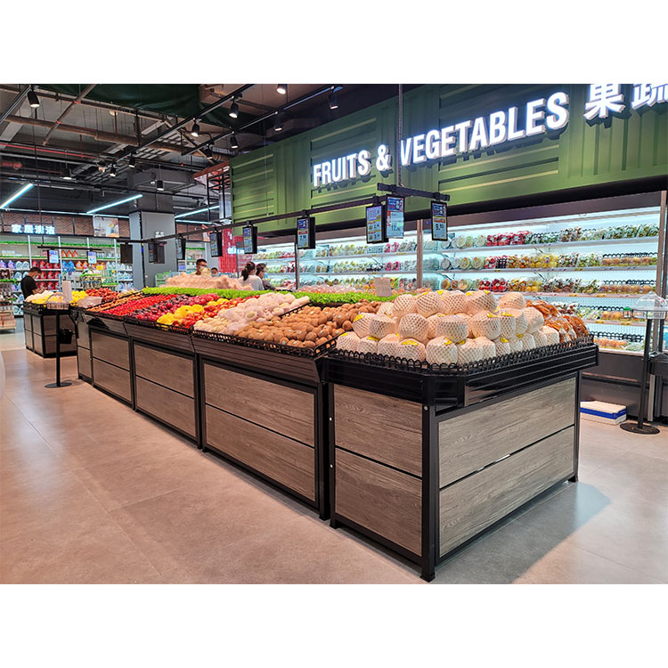 General Store Items Supermarket Vegetable Shelf Rack Vegetable and Fruit Display Shelves