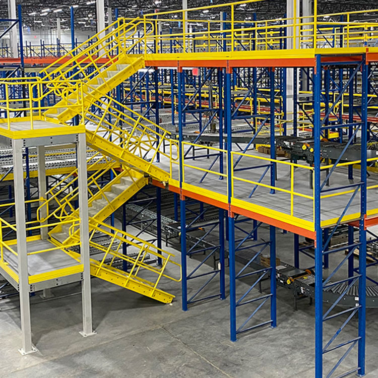 Wholesale Customization Mezzanine Floor  Mezzanine Floor Rack for Warehouse Storage Heavy Duty Rack System Metal Racks