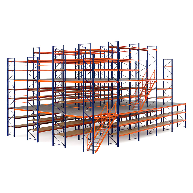 Warehouse Storage System Heavy Duty Steel Structure Platforms Mezzanine Rack
