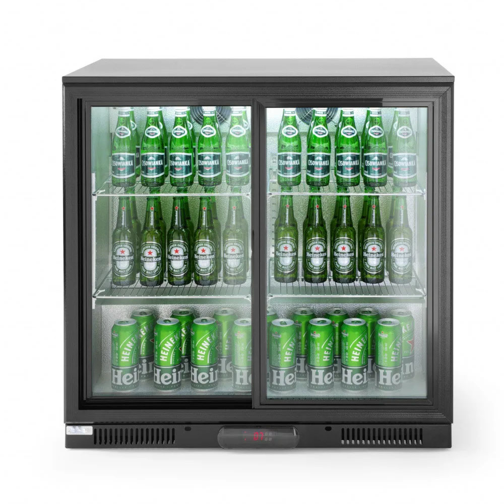 Commercial Double Door Back Bar Cooler for Restaurant Hotel and Café Beverage Service