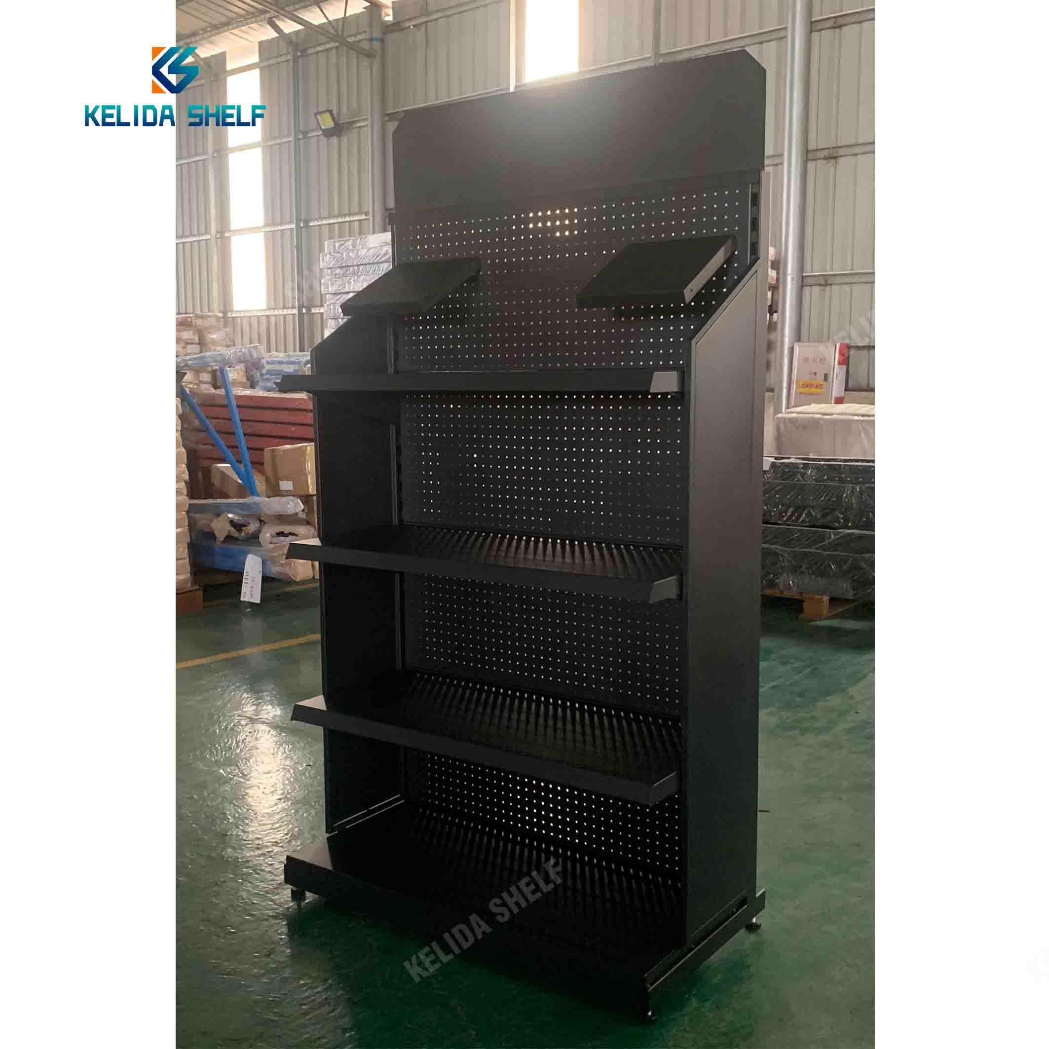 Wholesale Perforated Sheet Metal Display Auto Parts Display Rack
