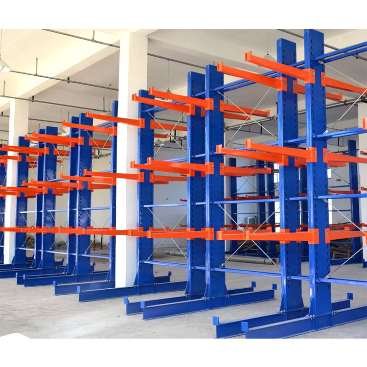 Warehouse Cantilever Rack System for Long Goods Steel Pipe Tube Metal Bar and Profile Storage