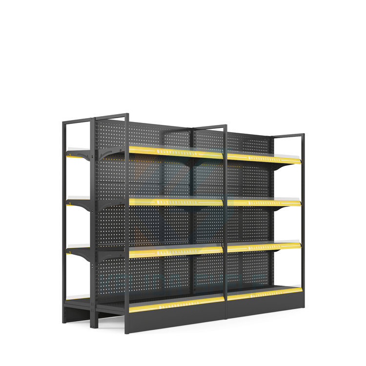 Medium Duty Super Market Display Rack, Supermarket Rack With Light