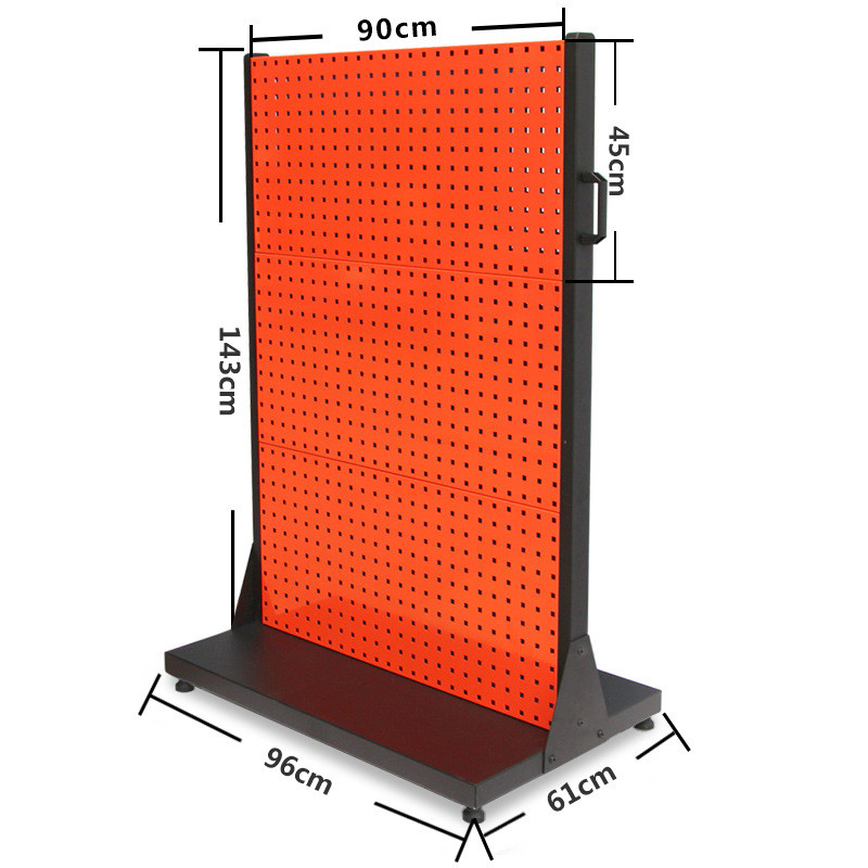 Factory Price Floor Standing Pegboard Bins Box, Pegboard Hook Display Set