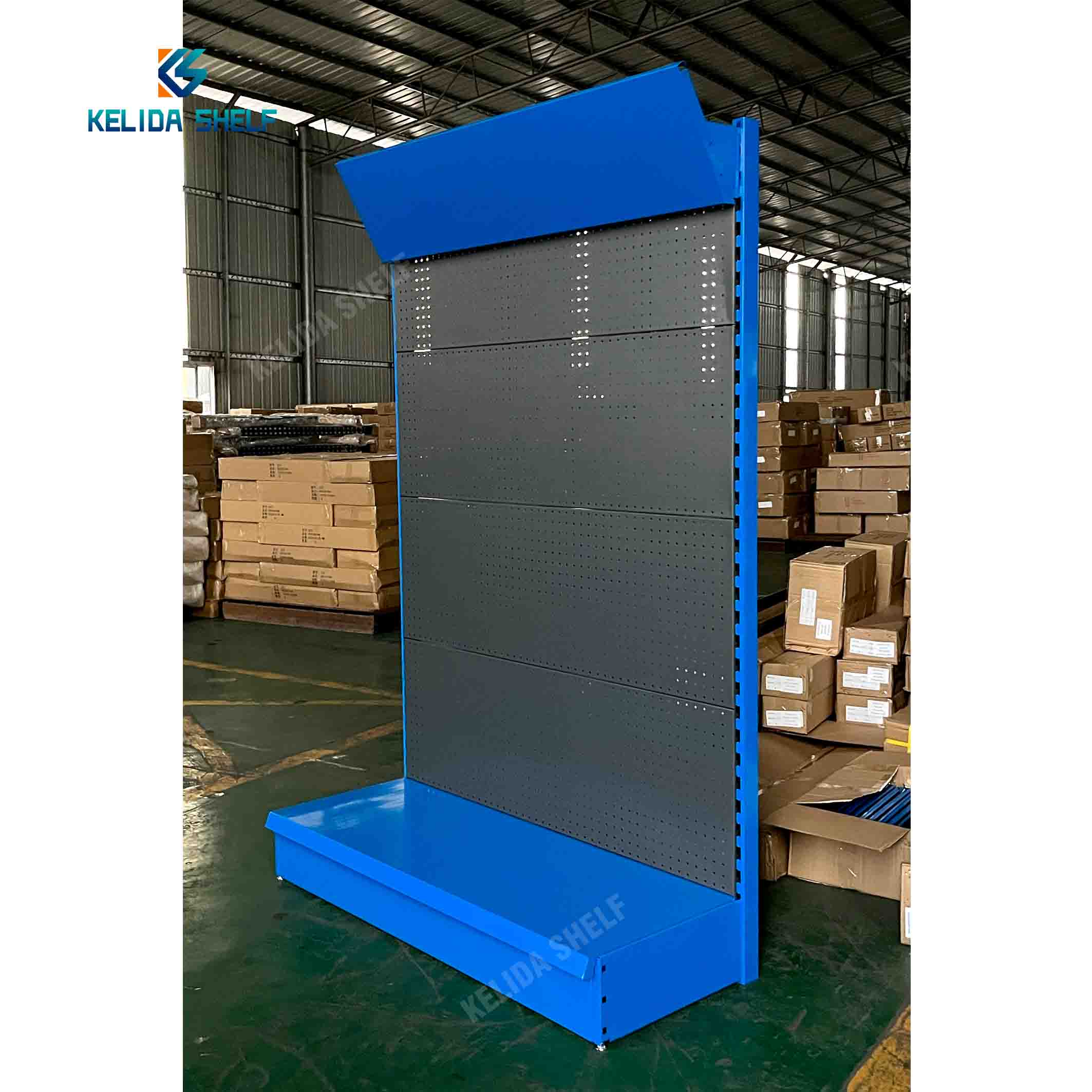 Pegboard Metal Display Rack Tool Hardware Store Supplies Shop Shelving Peg Board Power Tools Display Rack