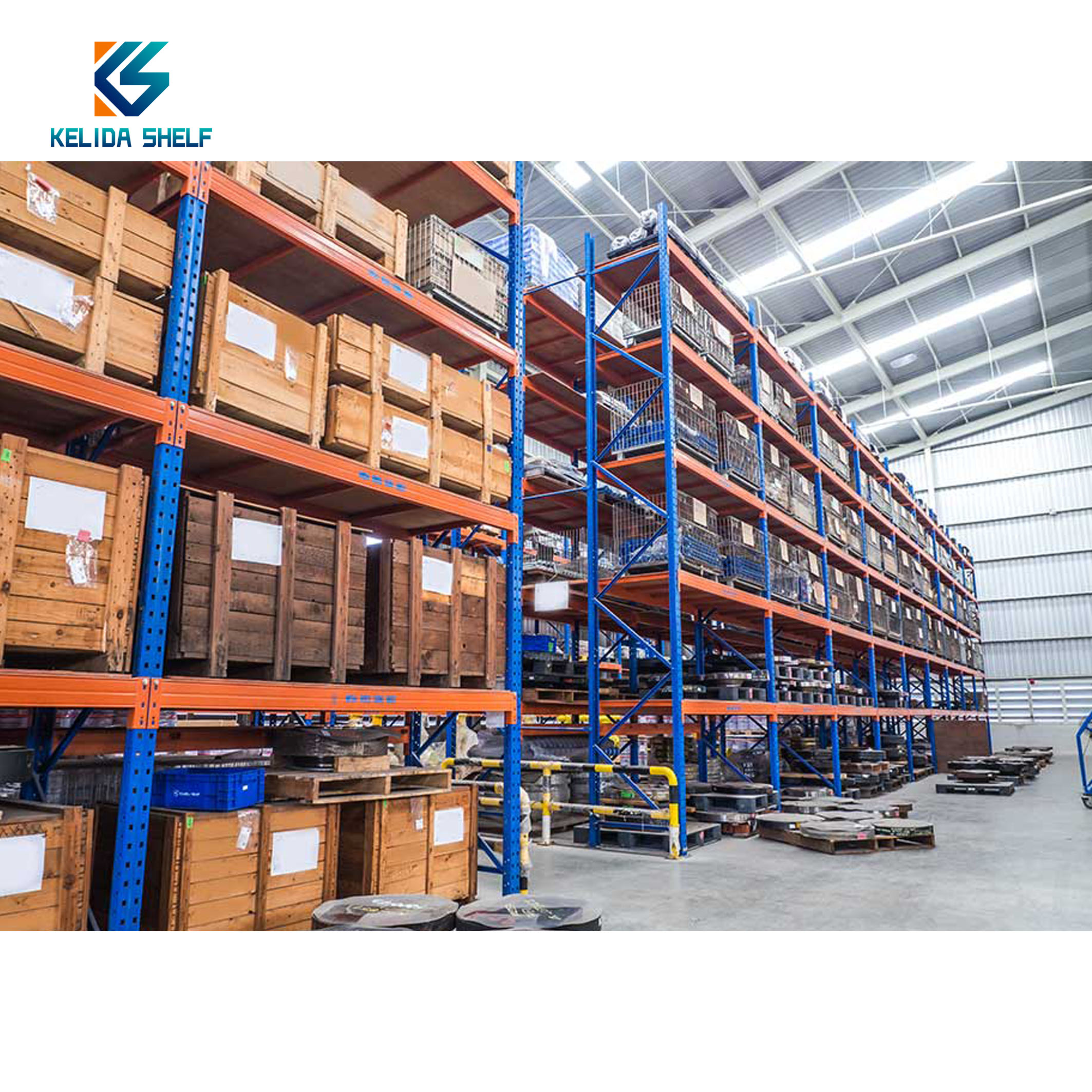 Warehouse Racks Large Capacity Selective Racking Heavy Duty Shelves Industrial Steel Pallet Rack System