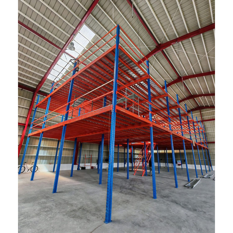 Multi-Level Warehouse Storage Upgrade with Steel Mezzanine Floor