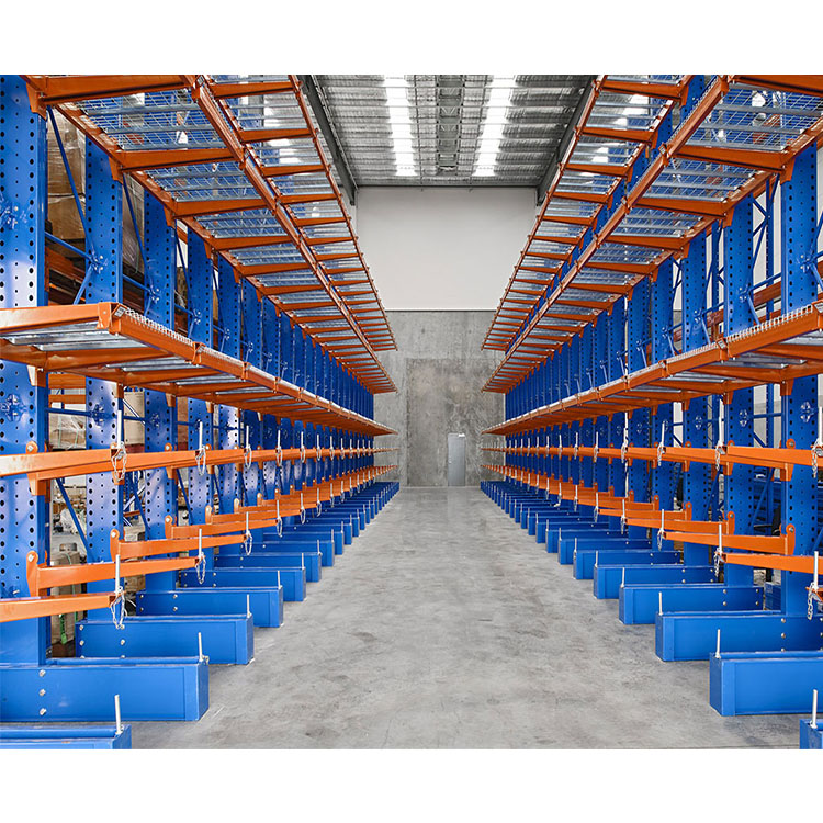 Industrial Pipe Storage Rack, Heavy Duty Cantilever System for Steel Tubes, Rebar and Metal Rods Storage