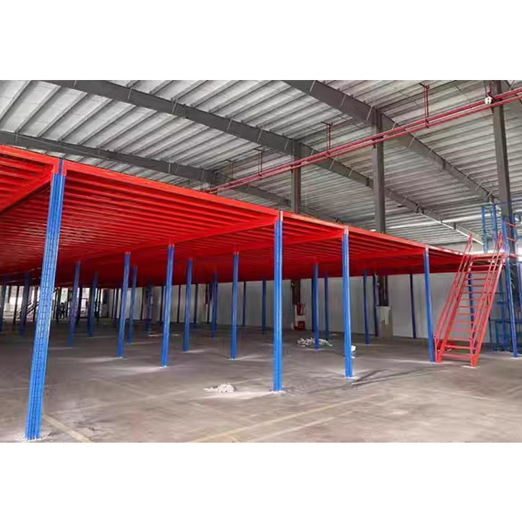 Heavy Duty Steel Mezzanine Floor Platform | 500kg/m² Capacity | Free Custom Design Support