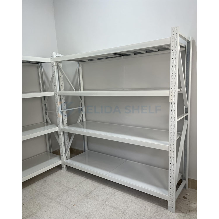 Longspan Steel Storage Racks Adjustable Metal Shelving Units for Garage and Warehouse Use with Corrosion Protection Finish