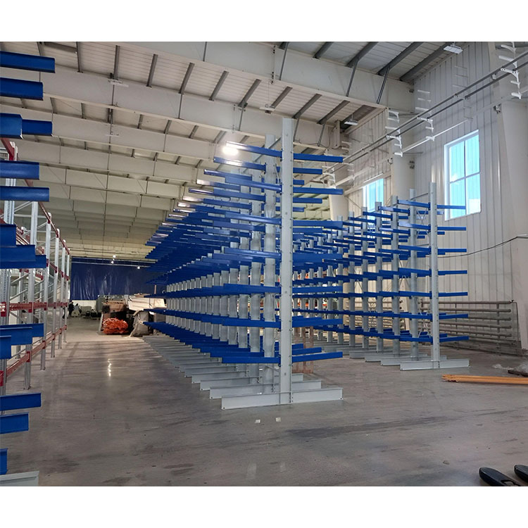 Industrial Cantilever Racks for Steel Pipe Metal Bar Tube and Long Material Warehouse Storage System