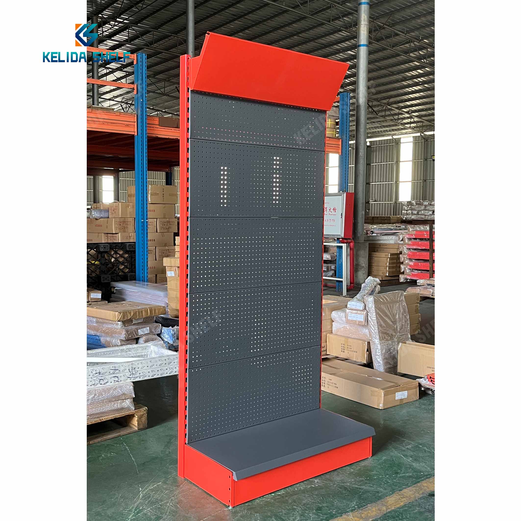 Free Standing Metal Hardware Power Tool Accessories Tools Stand Pegboard Display Rack