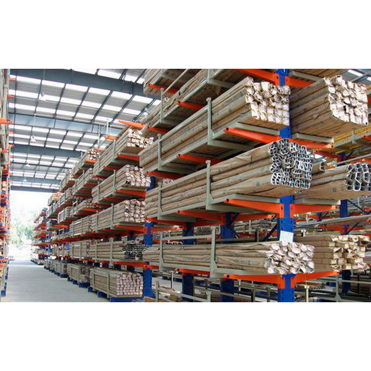 Double Sided Cantilever Racking, Space-Saving High Capacity Steel Shelves for Workshop