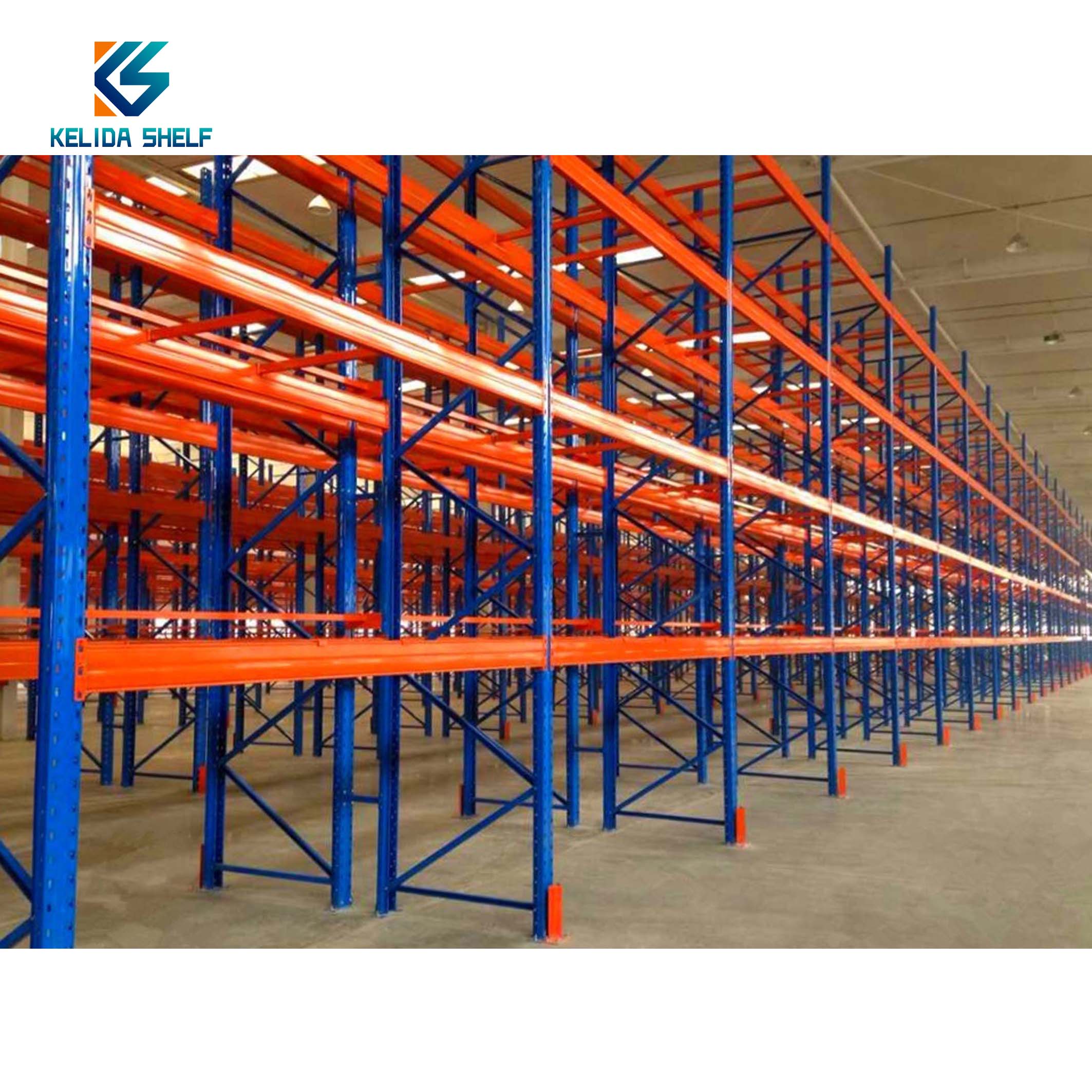 Long Service Life Adjustable Multipurpose Metal Rack Carpet Storage Racks Warehouse Double Deep Pallet Racking