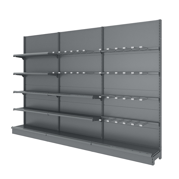 Convenient Store Shelf Shelving Metal Display Gondola Shelves for Retail Store